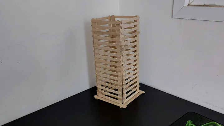 Popsicle sticks lamp shade/Icecream stick crafts