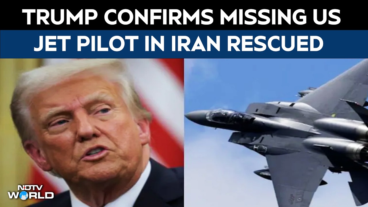US F15 Shot Down | "We Got Him": Trump Says Missing US Jet Pilot In ...