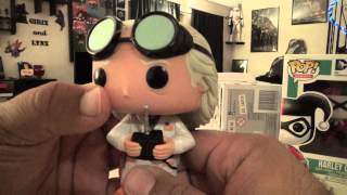 Funko Pop Doc Brown And Harley Quinn Unboxing