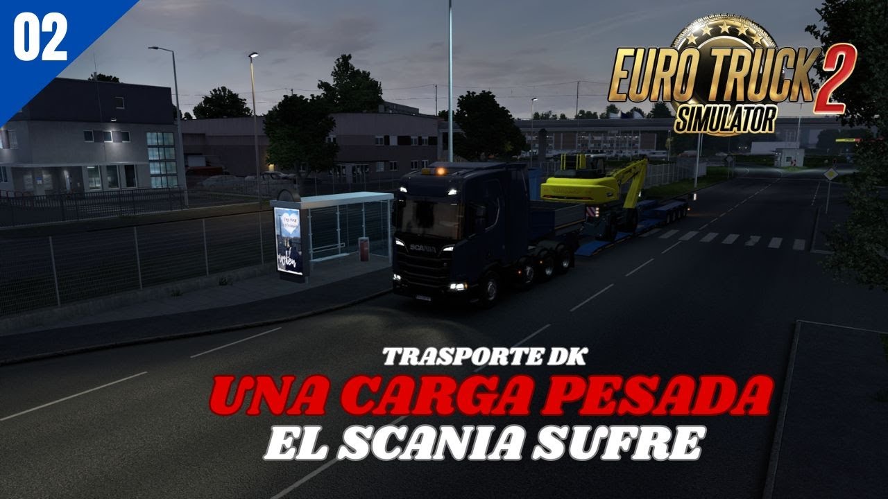 ETS2  - RETROEXCAVADORA (36T) - SALZBURGO- LINZ| NUEVA CHAMBA | UNA CARGA MUY PESADA
