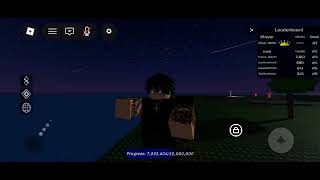 Aura clicker - Royalty World stage 2 title: H-Zero, need 20,000 clicks #roblox #clicker screenshot 1