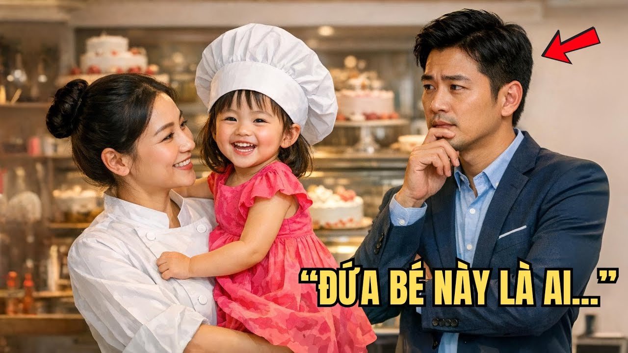 Tỷ phú đến mua bánh đính hôn - Cô gái nghèo đứng sau quầy bánh và bé gái cô bế khiến anh tái mặt!
