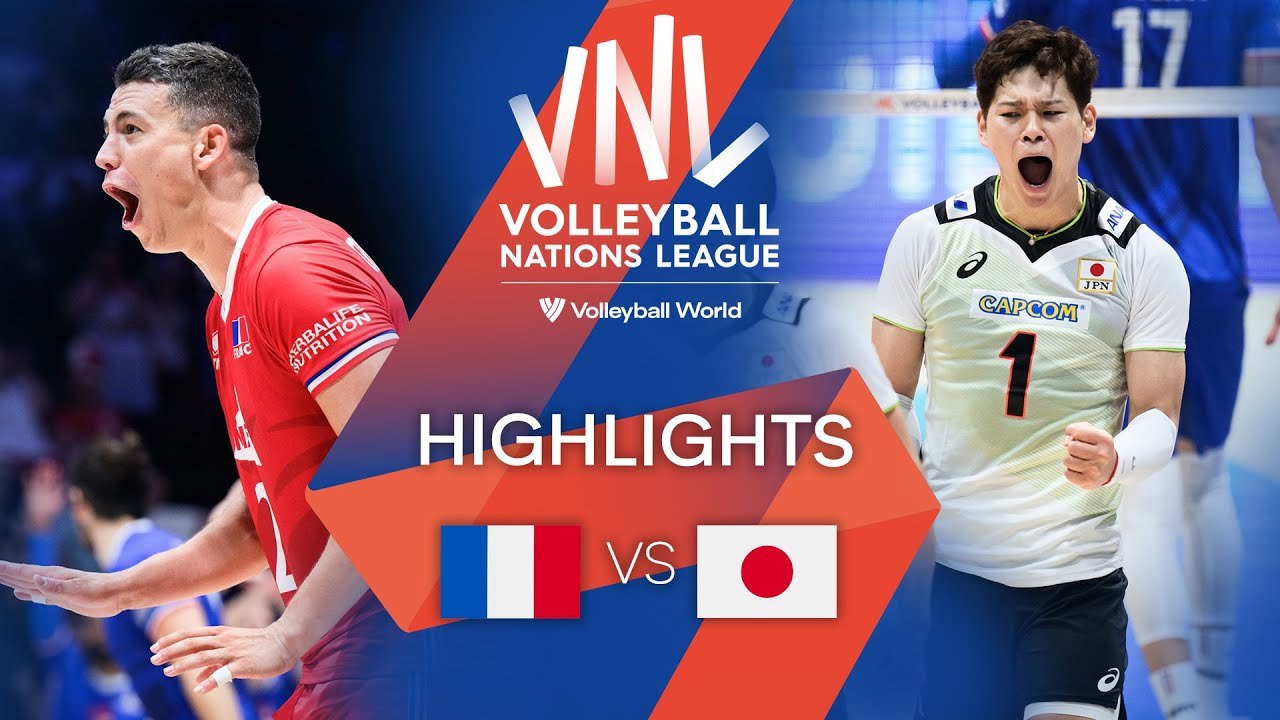 Download 🇫🇷 FRA vs. 🇯🇵 JPN - Highlights Quarter Finals | Men's VNL 2022