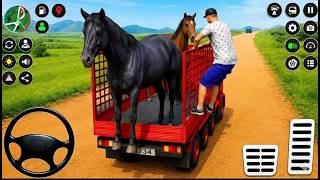 Zoo Animals Transport Truck Simulator - Farm Animals Cargo Truck Game 3D : Android Gameplay 2025 screenshot 1