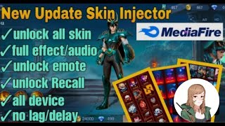 UNLOCK ALL SKIN INJECTOR IN MOBILE LEGENDS 2022 | LEGIT & WORKING UNDETECTED 100% screenshot 2