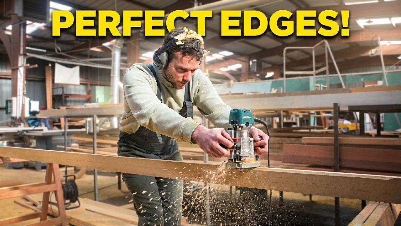 Building our Ocean Catamaran - how we get great edges on the sheer