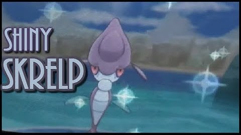 Shiny SKRELP at Pokemon Y via fishing chain!!