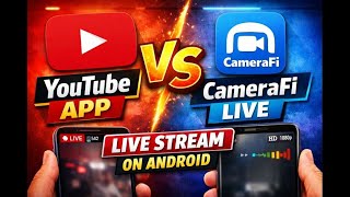Best Android Mobile Live Streaming 🔴 Setting YouTube App vs CameraFi Live | Best Settings Explained screenshot 3