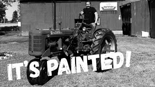 Farmall C restoration is done! But what color did we paint it?