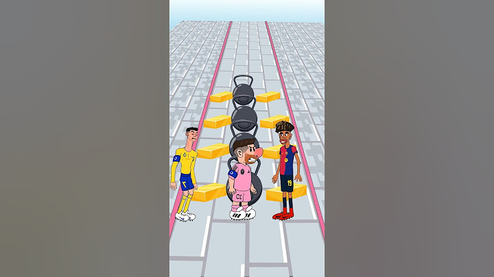 POV New Kiss Run Challenge - Help Ronaldo and Messi win Lamal