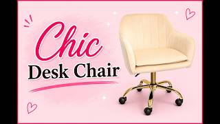 Dorm Find! Chic Velvet Desk Chair ✨