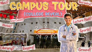 my *college reveal*  VKSGMC, Neemuch Campus Tour😱🩺| Playground | Mess | Library | GMC Neemuch 