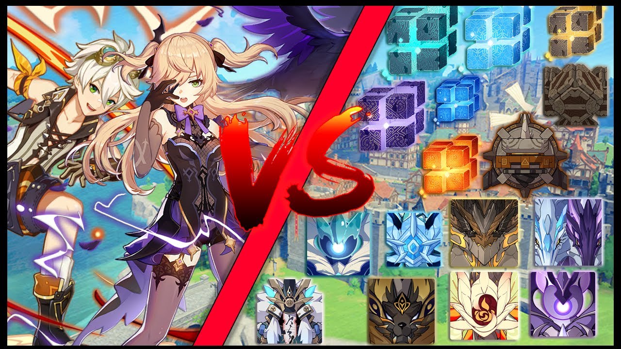 BenneFischl Coop Against All World Bosses In The Game - Genshin Impact