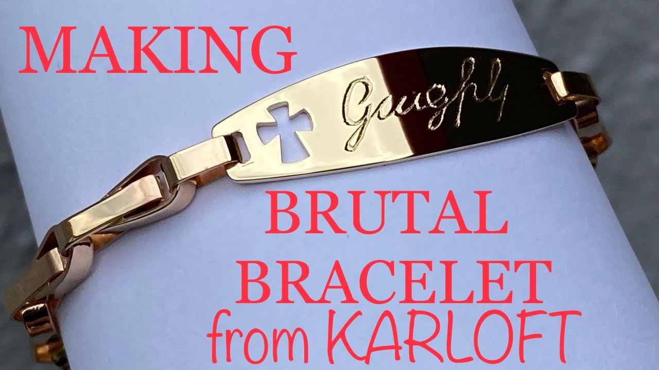 HOW TO MAKE HANDMADE GOLD BRACELET 18k