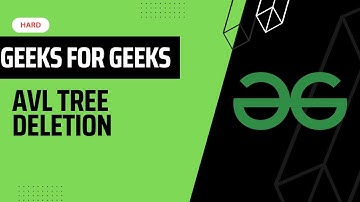 Avl tree delection || 31 aug gfg potd || #gfgdailyproblem