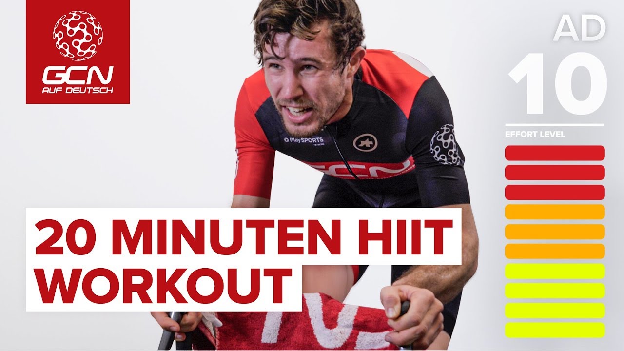 HIIT - 35 Minuten Fahrradtraining Workout - Hill Training