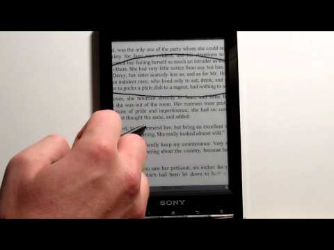 Sony PRS-T1 PDF Review - Sony Reader Wi-Fi