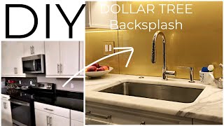 Renter Friendly DOLLAR TREE KITCHEN Backsplash And BATHROOM cover Ideas!