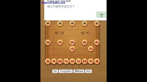Code game cờ tướng trí tuệ nhân tạo AI bằng HTML5 và JavaScript