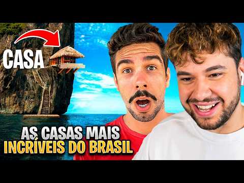 ALUGUEI AS CASAS MAIS INCRÍVEIS DO BRASIL! - React Balian