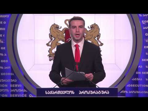 ბრიფინგი მთავარ პროკურატურაში ე.წ. ფოტორეპორტიორების საქმეზე