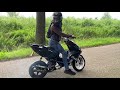 BURN OUT Op School Met 28PK Yamaha Aerox! - Sqooters