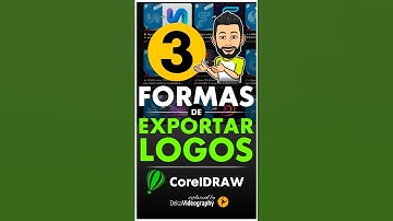 ✨⚡ 3 Formas de EXPORTAR Logos #coreldraw  @DelcaX  #corel