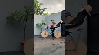 Bike com rodas de papelão #shorts
