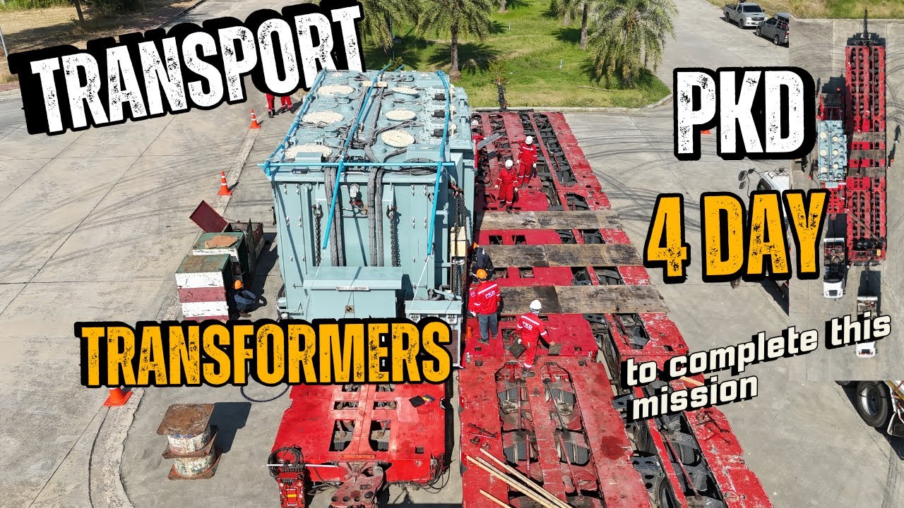 Heavy Transformer Transport 137 Tons | Full Mission by PKD Transport