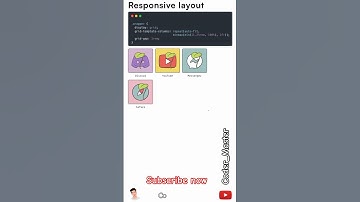 Responsive Layout Using #html_css | #css #html #shorts | @Coder_Master05