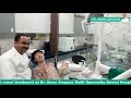Dental patient from japan at best dentist in varanasidr amar anupam multi speciality dentalhospital