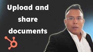 How to upload and share documents in HubSpot 2025