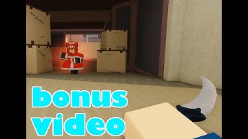 Knife fighting with the DEVELOPER in arsenal! - roblox bonus video
