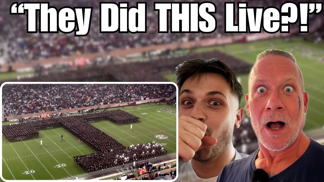 European Dad Reacts to INSANE Texas Aggie Marching Band!!