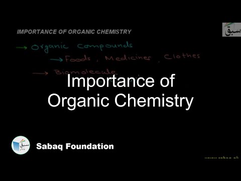 Importance of  Organic Chemistry, Chemistry Lecture | Sabaq.pk |