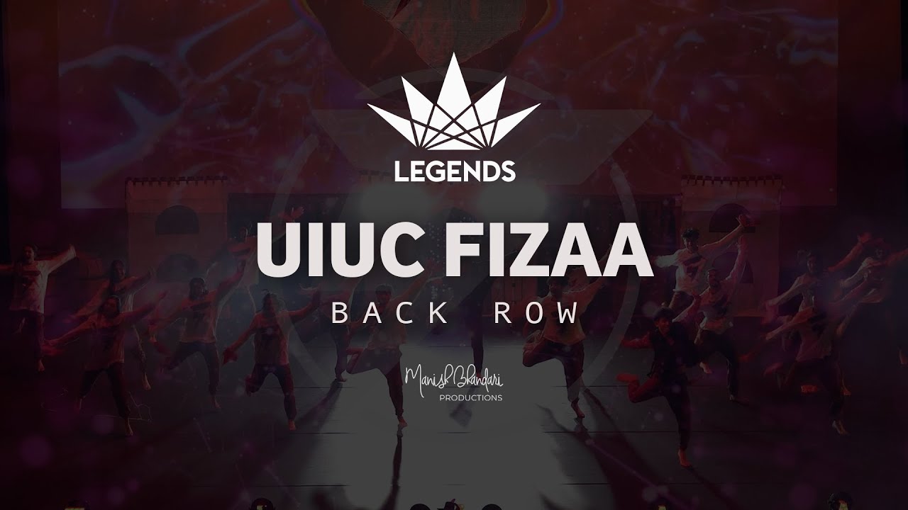 UIUC Fizaa | 2025 Legends | Back Row | Manish Bhandari Productions
