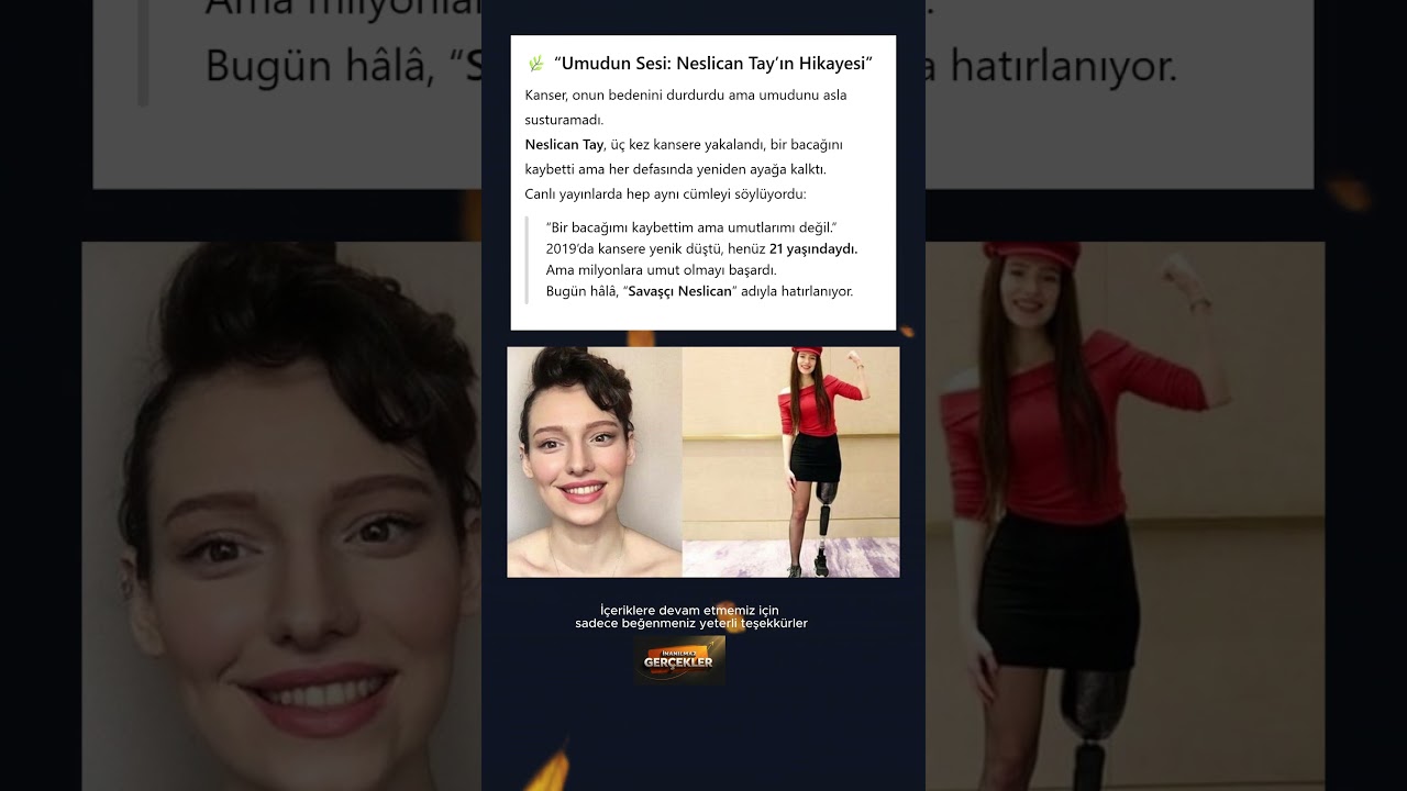 🌿 Umudun Sesi: Neslican Tay’ın Hikayesi