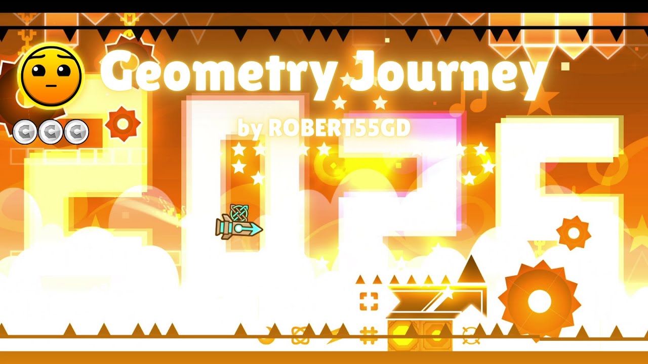 Geometry Journey by ROBERT55GD (Hard 5 stars) [3 coins] {Feature ...