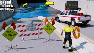 Department of Transportation Responding To Flooded Tunnel Emergency In GTA 5 Liberty City