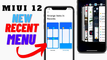 [ MIUI 12 ] NEW RECENT MENU | SYSTEM LAUNCHER UPDATE | HORIZONTAL TABS | FOR ALL MI & POCO DEVICES🔥🔥