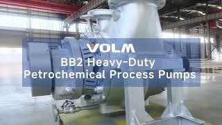 VOLM BB2 Heavy-Duty Petrochemical Process Pumps Installation