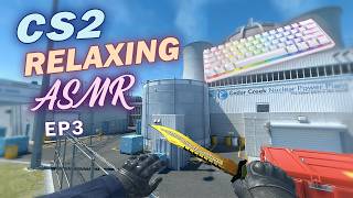 CS2 Nuke (No Commentary) #3 😴 Mechanical Keyboard &amp; Mouse ASMR | Counter-Strike 2 Relaxing Gameplay