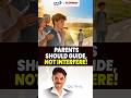 Why Parents Must Support, Not Control | DC Pandey’s Insightful Advice  #shorts @InfinityLearn-JEE