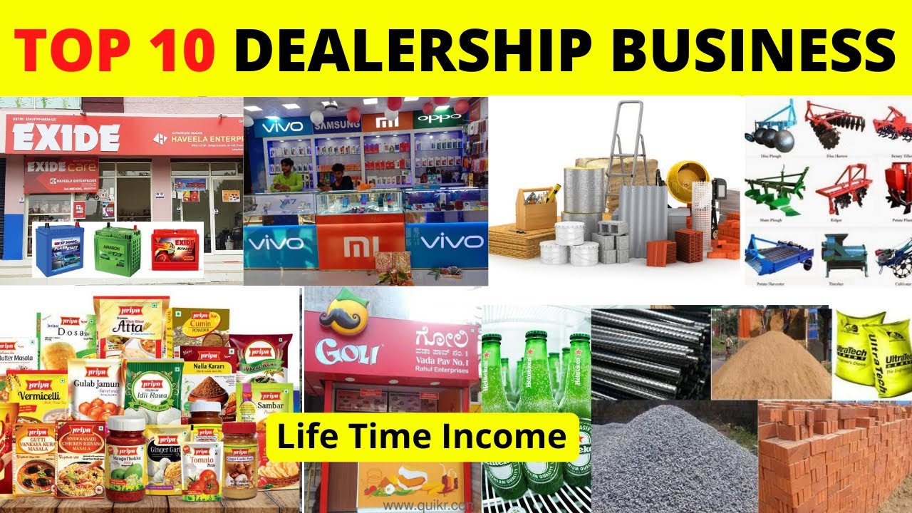 Top 10 Best dealership/distributorship business ideas in india telugu