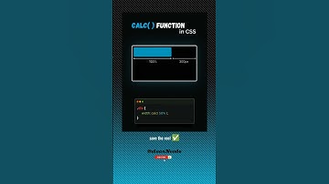 calc() in CSS#html #css3 #css #calculation #coding #webdesign #htmlcss #webdevelopment #frontend #ui