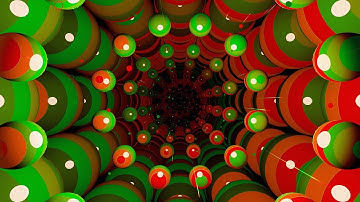 Abstract Color Vj Loop Tunnel | No Copyright Background Video | No Copyright Stock Video