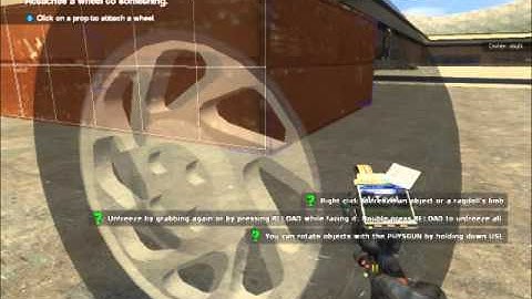 How to make an simple car on Garrys mod (No addons!)