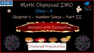 #vbacus ✍️CLASS 4 SOF IMO Math Olympiad | CHAPTER 1 NUMBER SENSE Part 2🔥#matholympiad #matholympiad