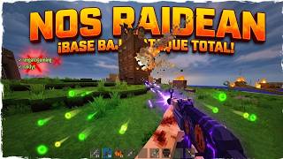 ¡RAID a Nuestra BASE en RustME! 😱 PVP INTENSO en Minecraft… ¡EL LAG CASI NOS DESTRUYE!