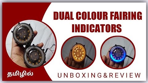 Dual Colour COB Fairing Running Indicator Unboxing and Review | Indicator Modify